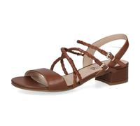 CAPRICE 9-28201-42, Sandalias Mujer, Cognac Nappa, 39 EU