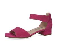 CAPRICE 9-28212-42, Sandalia con talón Mujer, Suede Fucsia, 38.5 EU
