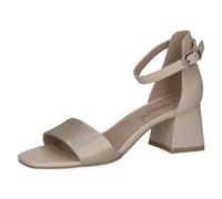 CAPRICE 9-28302-42, Sandalia con talón Mujer, Crema Comb, 39 EU