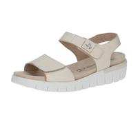 CAPRICE 9-28701-42, Sandalias Mujer, Perlato Crema, 42 EU