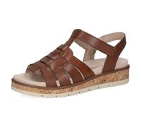 CAPRICE 9-28715-44, Sandalias Mujer, Cognac Nappa, 42 EU