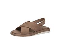 CAPRICE 9-9-28102-20, Sandalias planas Mujer, Gris (Cement Suede), 39 EU