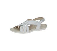 CAPRICE 9-9-28104-20, Sandalias planas Mujer, Blanco (White Nappa), 38 EU