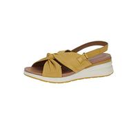 CAPRICE 9-9-28300-20, Sandalias planas Mujer, Amarillo (Saffron M S C), 40 EU