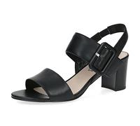 CAPRICE 9-9-28306-20, Sandalias Mujer, Negro (Black Nappa), 38 EU