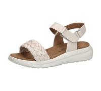 CAPRICE 9-9-28717-28, Sandalias planas Mujer, Blanco (White Pastel), 36 EU