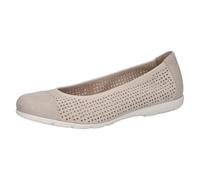 Caprice Bailarina para mujer 9-22151-42, color blanco roto, talla 38 EU