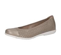 CAPRICE Bailarina para Mujer 9-22151-42, Stone Perlato, 38 EU, Perlato de Piedra, 38 EU