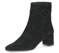 CAPRICE Botas de moda para mujer 9-25310-45, de ante negro, talla 41 EU, Piel negra., 41 EU