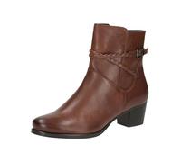 CAPRICE Botas de tacón para Mujer 9-25309-43, Cortas al Tobillo, Cognac Nappa, 36 EU