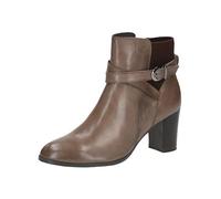CAPRICE Botas de tacón para Mujer 9-25355-43, Cortas al Tobillo, Taupe Nappa, 39 EU