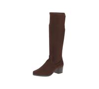 CAPRICE Botas largas Planas para Mujer 9-25506-41, Altura de Rodilla, Dk Brn Stretch, 40 EU