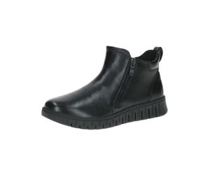 CAPRICE Botín para mujer 9-25416-45, Nappa, 38 EU ancho, Color negro., 38 EU Ancho