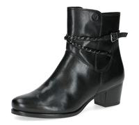 CAPRICE Botines Mujer Cuero Cinta Tacón de Bloque Cremallera 9-25309-43