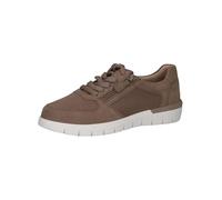CAPRICE Comfort Zapatillas Planas con Cremallera para Mujer, Color marrón (Mud Comb), Talla 37 EU
