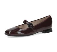 Caprice Damas Bailarinas De Cuero Con Tacón Trapezoidal Ancho G 9-22100-45