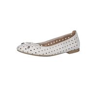 CAPRICE Damen 9-22109-42, Zapatos Tipo Ballet Mujer, Color Blanco, 39 EU