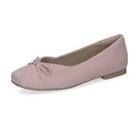 Caprice Damen 9-22109-46, Zapatos Tipo Ballet Mujer, Suede Rosa, 42 EU