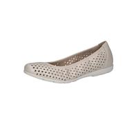 CAPRICE Damen 9-22114-44, Zapatos Tipo Ballet Mujer, Blanco Roto Perla, 37 EU