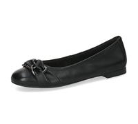 CAPRICE Damen 9-22114-46, Zapatos Tipo Ballet Mujer, Tejido Suave de Color Negro, 40 EU