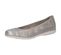 CAPRICE Damen 9-22151-42, Bailarina Mujer, Silver Sue Met, 37 EU
