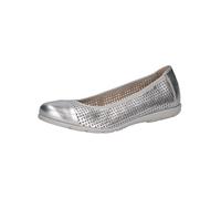 CAPRICE Damen 9-22151-42, Zapatos Tipo Ballet Mujer, Plateado, 39 EU