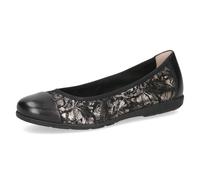 CAPRICE Damen 9-22152-42, Zapatos Tipo Ballet Mujer, Black Gunmetal, 42 EU