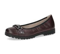 CAPRICE Damen 9-22153-45, Zapatos Tipo Ballet Mujer, Burdeos Comb, 42 EU