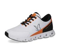 CAPRICE Damen 9-23604-45, Zapatillas Mujer, Blanco y Naranja, 38 EU