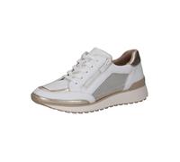 CAPRICE Damen 9-23701-44, Zapatillas Mujer, White Lt Gold, 42 EU