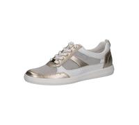 CAPRICE Damen 9-23704-44, Zapatillas Mujer, White Lt Gold, 39 EU