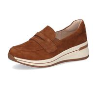 CAPRICE Damen 9-24201-45, Mocasín Mujer, Cognac Suede, 39 EU Ancho