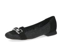 CAPRICE Damen 9-24201-46, Mocasín Mujer, Peine Negro, 36 EU