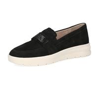 CAPRICE Damen 9-24700-46, Mocasín Mujer, Gamuza Negra y Negra, 42 EU
