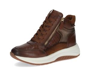 CAPRICE Damen 9-25202-45, Botas de Moda Mujer, Cognac Comb, 36 EU