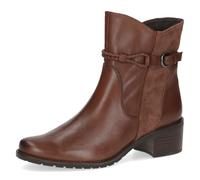 CAPRICE Damen 9-25307-45, Botas Cortas al Tobillo Mujer, Cognac Comb, 40.5 EU