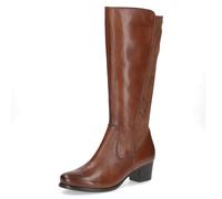 CAPRICE Damen 9-25500-45, Botas a la Altura de Rodilla Mujer, Cognac Comb, 38.5 EU
