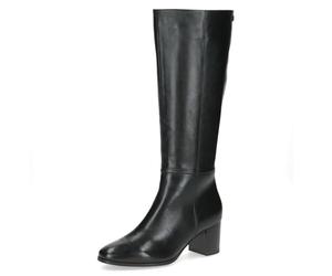 CAPRICE Damen 9-25502-45 - Botas altas hasta la rodilla, napa negra, talla 37,5 EU, Color negro., 37.5 EU