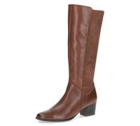 CAPRICE Damen 9-25504-45, Botas a la Altura de Rodilla Mujer, Cognac Comb, 38 EU