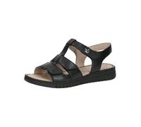 CAPRICE Damen 9-28102-44, Sandalias con cuña Mujer, Color Negro, 37 EU