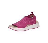 CAPRICE Damen 9-28206-44, Sandalia con talón Mujer, Pink Knit, 39 EU