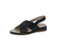 CAPRICE Damen 9-28208-44, Sandalias Planas Mujer, Color Negro, 39 EU