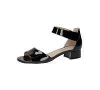 CAPRICE Damen 9-28212-42, Sandalia con talón Mujer, Patente Negra, 38 EU