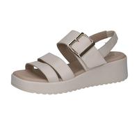 CAPRICE Damen 9-28300-46, Sandalias Planas Mujer, Nappa Blanco Roto, 41 EU