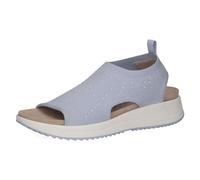 CAPRICE Damen 9-28706-42, Sandalias Planas Mujer, Lt Blue Knit, 40 EU