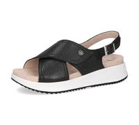 CAPRICE Damen 9-28707-46, Sandalias Planas Mujer, Deer Negro, 37 EU