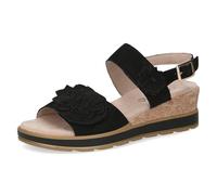 CAPRICE Damen 9-28711-46 - Sandalias bajas para mujer, nobuc negro, 40 EU