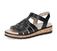 CAPRICE Damen 9-28715-44, Sandalia Mujer, Color Negro, 37 EU