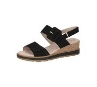 CAPRICE Damen 9-28753-42, Sandalias con cuña Mujer, Color Negro, 38 EU