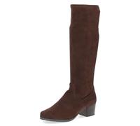CAPRICE Botas largas Planas para Mujer 9-25506-41, Altura de Rodilla, Dk Brn Stretch, 39 EU